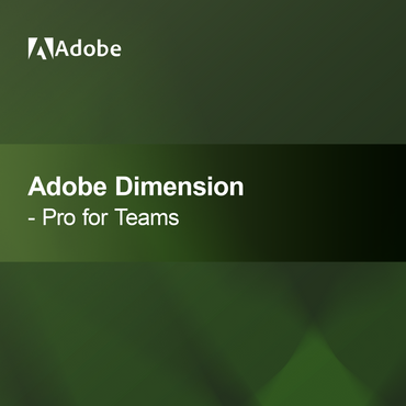 Adobe Dimension - Pro untuk Tim