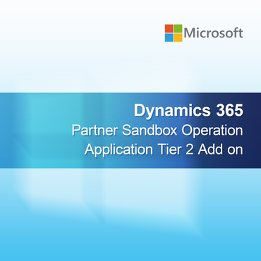 Dynamics 365 Partner Sandbox Operasi Aplikasi Tingkat 2 Tambahan