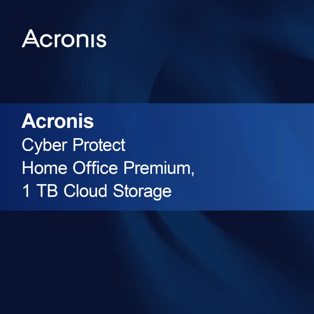 Acronis Cyber Protect Home Office Premium, Penyimpanan Cloud 1 TB