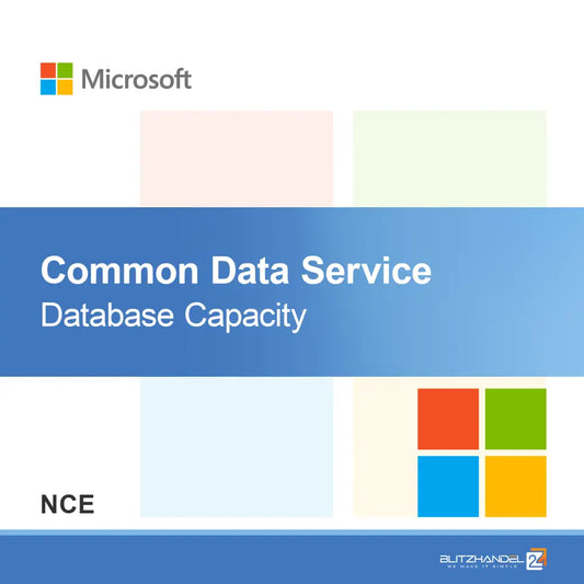 Kapasitas Database Common Data Service (NCE)
