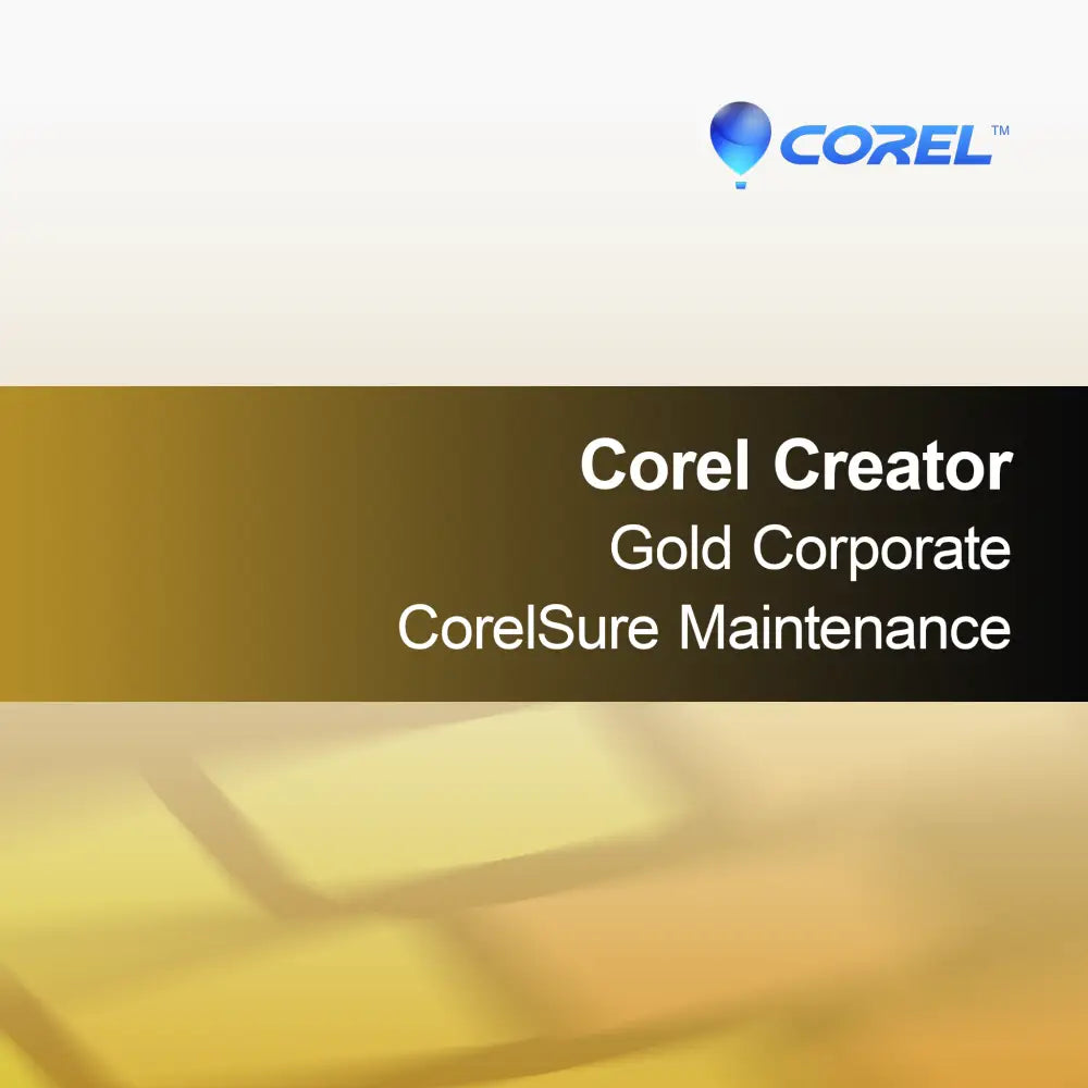 Corel Creator Gold Corporate CorelSure Pemeliharaan
