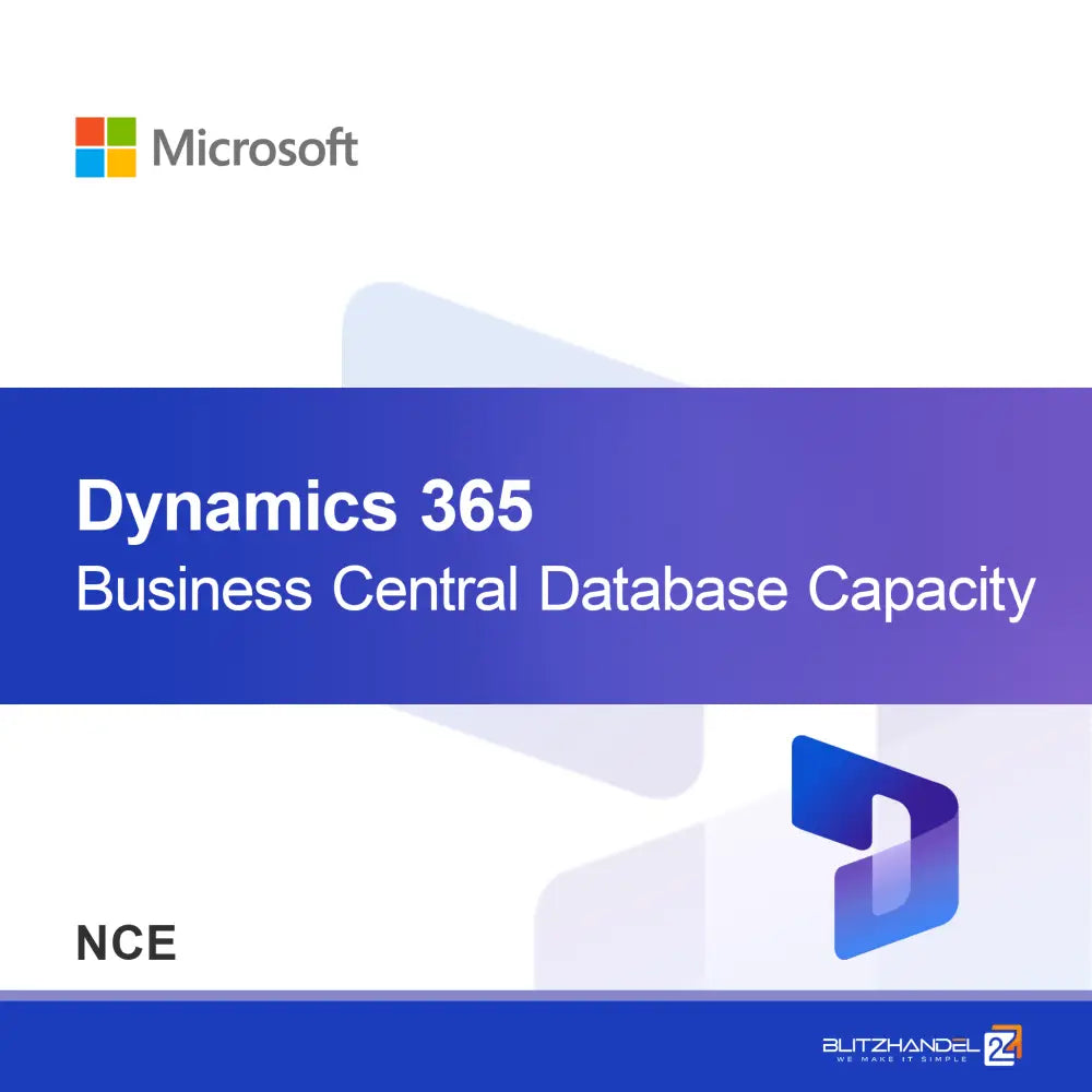 Kelebihan Kapasitas Database Dynamics 365 Business Central (NCE)