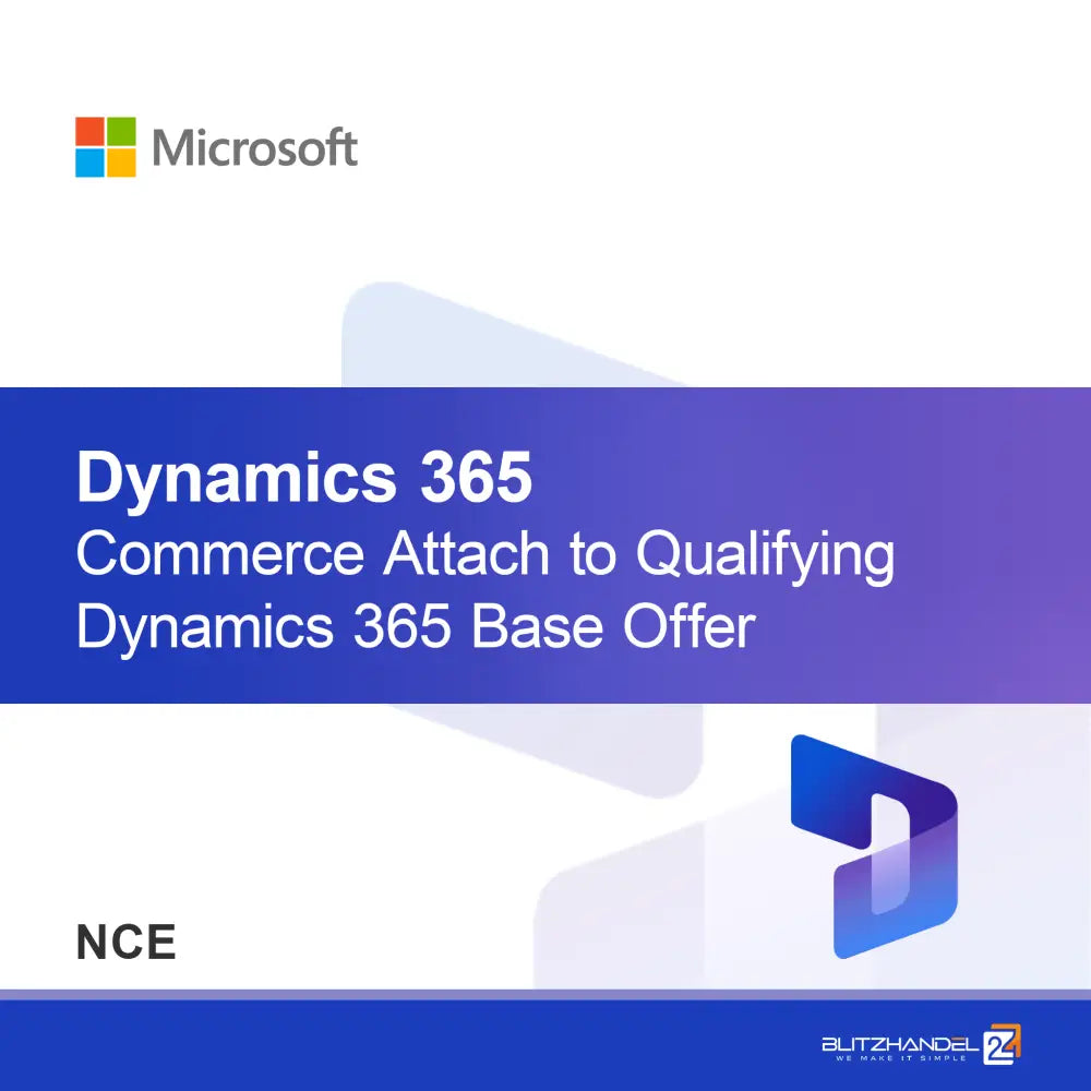 Dynamics 365 Commerce Terlampir pada Penawaran Dasar Dynamics 365 yang Memenuhi Syarat (NCE)