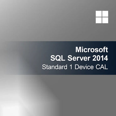 Microsoft SQL Server 2014 Standard 1 Perangkat CAL