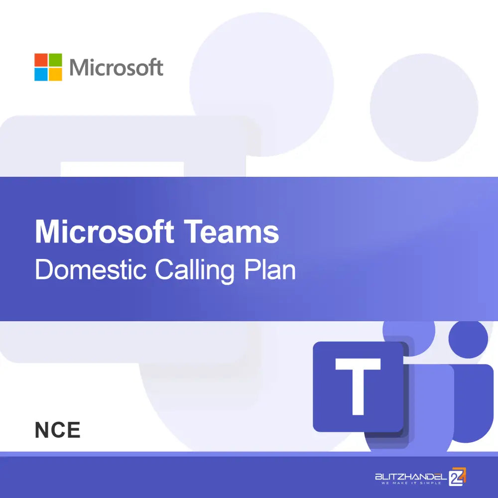 Paket Panggilan Domestik Microsoft Teams (NCE)