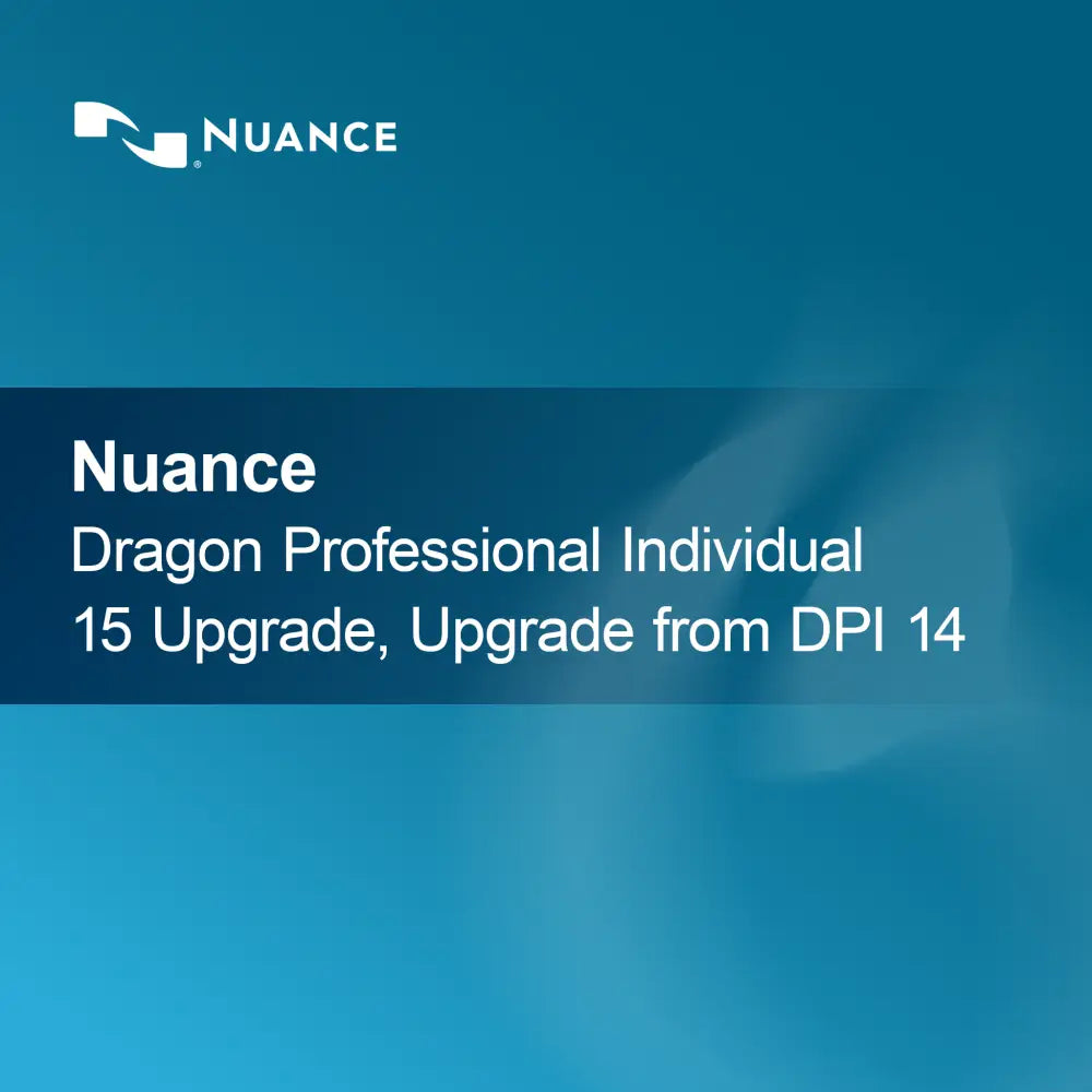 Nuance Dragon Professional Individual 15 Upgrade, Upgrade dari DPI 14