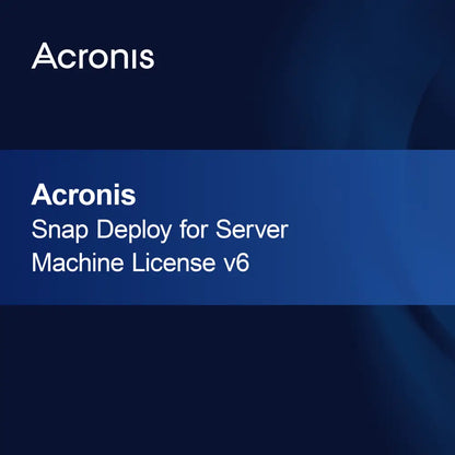 Lisensi Mesin Server Acronis Snap Deploy v6