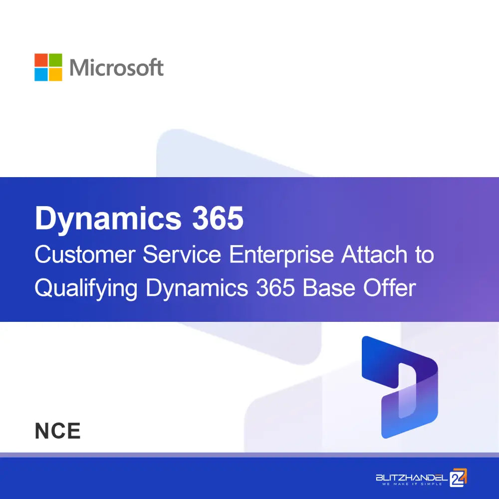 Dynamics 365 Customer Service Enterprise Terlampir pada Penawaran Dasar Dynamics 365 yang Memenuhi Syarat (NCE)