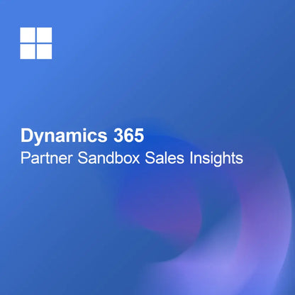 Dynamics 365 Partner Sandbox Insights Penjualan