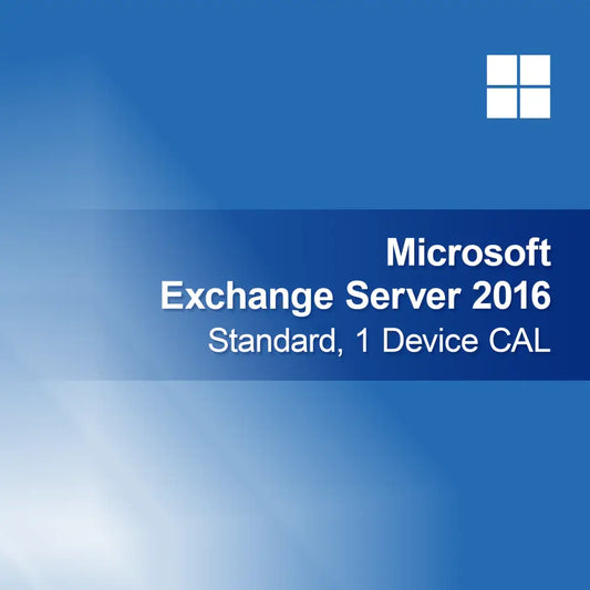 Microsoft Exchange Server 2016 Standard, 1 Perangkat CAL