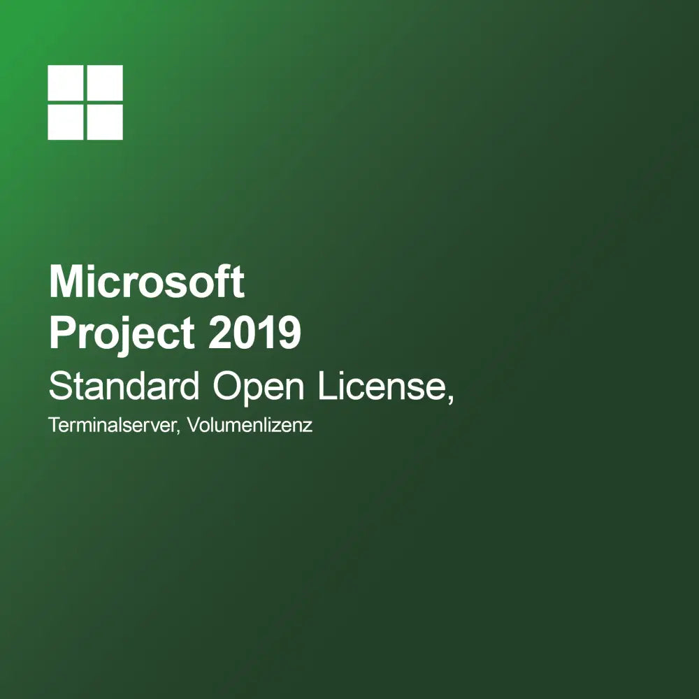 Lisensi Terbuka Standar Microsoft Project 2019, Terminalserver, Lisensi Volume