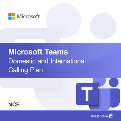 Paket Panggilan Domestik dan Internasional Microsoft Teams (NCE)