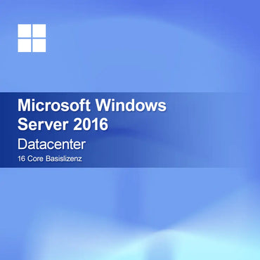 Lisensi Dasar Microsoft Windows Server 2016 Datacenter 16 Core