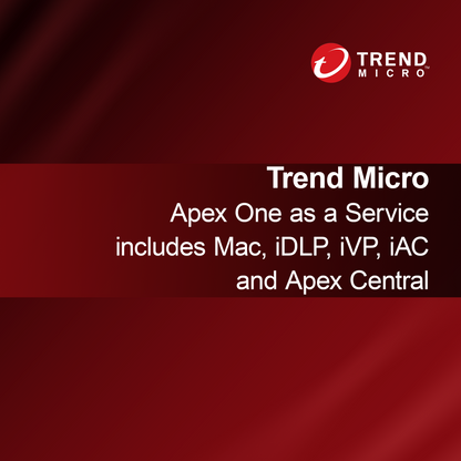 Trend Micro Apex One sebagai Layanan mencakup Mac, iDLP, iVP, iAC, dan Apex Central